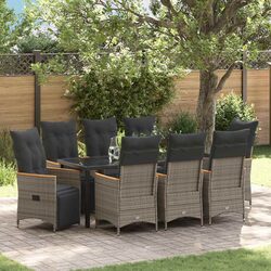 9 Piece Outdoor Dining Set for Patio Gatherings