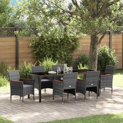 7-Piece Garden Dining Set for Patios and Terraces