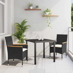 Functional 3-Piece Garden Dining Set for Outdoor Spaces