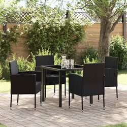 Functional 5-Piece Outdoor Dining Set - Perfect for Patios