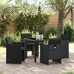 Functional 5-Piece Dining Set for Outdoor Enjoyment
