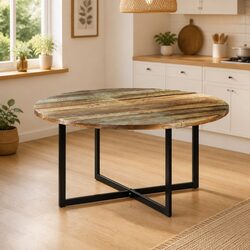 Dining Table 150x75 cm Solid Reclaimed Wood Kitchen Room Furniture Brown