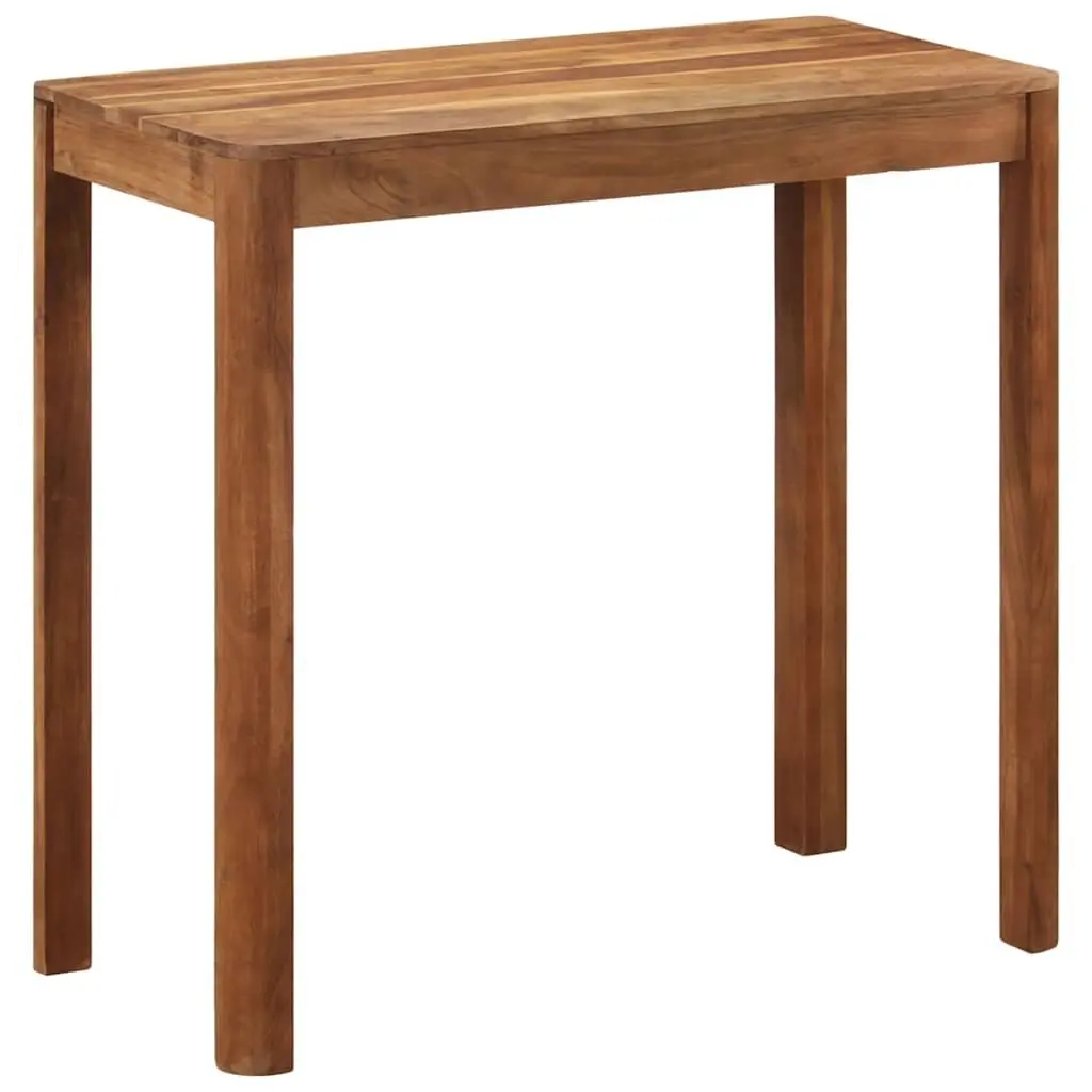 Bar Table Solid Wood Acacia 110 cm Honey Brown