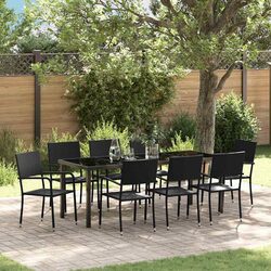 Practical 9 Piece Dining Set for Outdoor Enjoyment