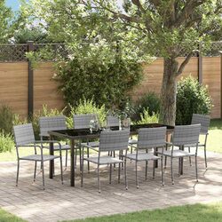 Perfect for Outdoor Gatherings: 9-Piece Dining Set