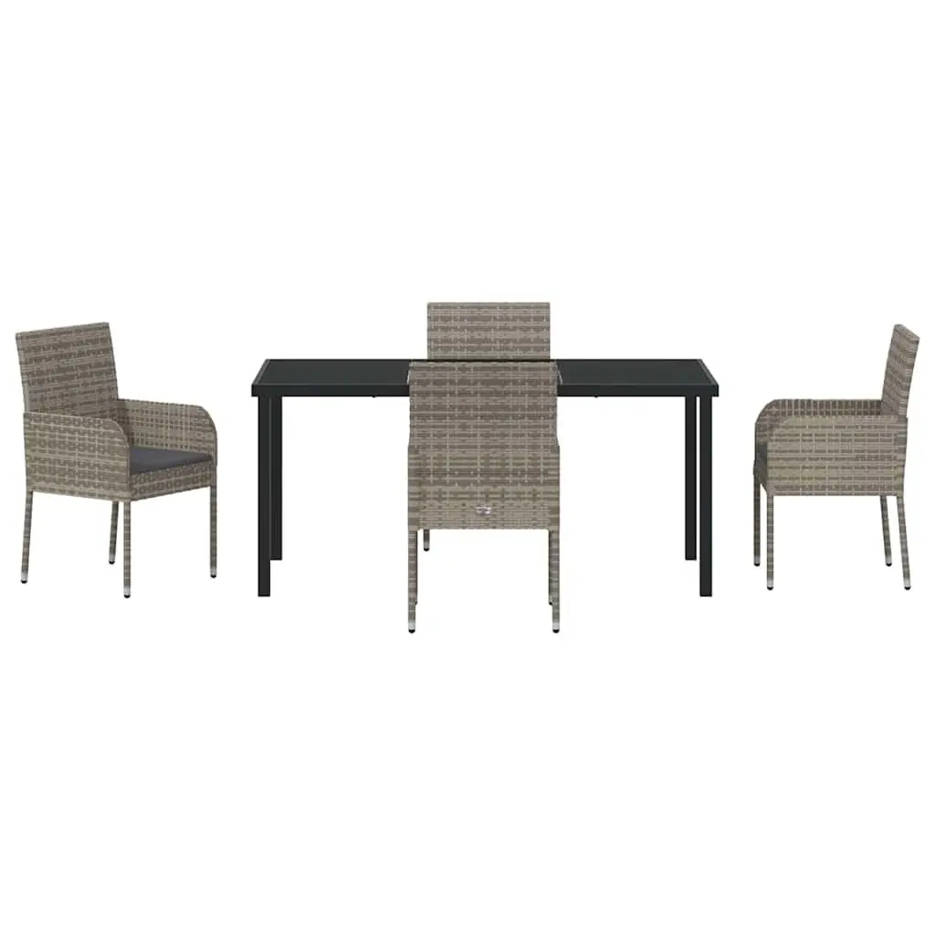 Outdoor Dining Set 5 Pieces for Garden Comfort
