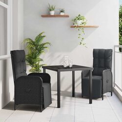 Versatile 3-Piece Garden Dining Set for Outdoor Use