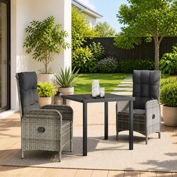Practical 3 Piece Dining Set for Your Outdoor Entertaining