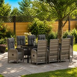 Practical 9-Piece Outdoor Dining Set for Your Home