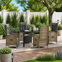 Versatile Outdoor Dining Set for Garden and Patio Use