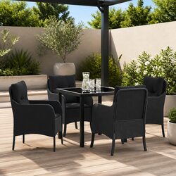 Functional 5 Piece Outdoor Dining Set for Versatile Use