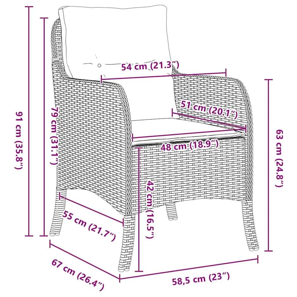 Garden Dining Set 5 Pieces Grey Poly Rattan Outdoor Furniture with Cushions