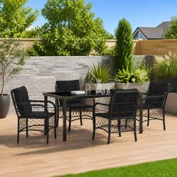Practical 5 Piece Garden Dining Set for Outdoor Enjoyment