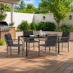 Versatile 5-Piece Dining Set for Patios and Gardens