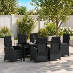 Functional 7 Piece Dining Set for Outdoor Living