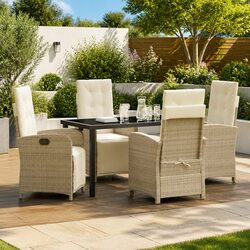 Versatile 5-Piece Outdoor Dining Set for Your Garden