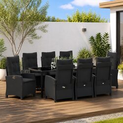Ideal 9-Piece Garden Dining Set for Outdoor Spaces