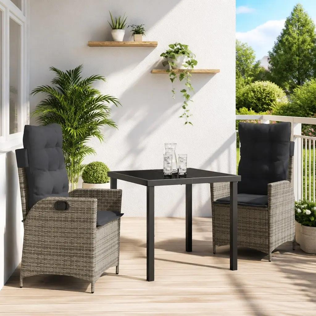 3-Piece Garden Dining Set for Various Spaces