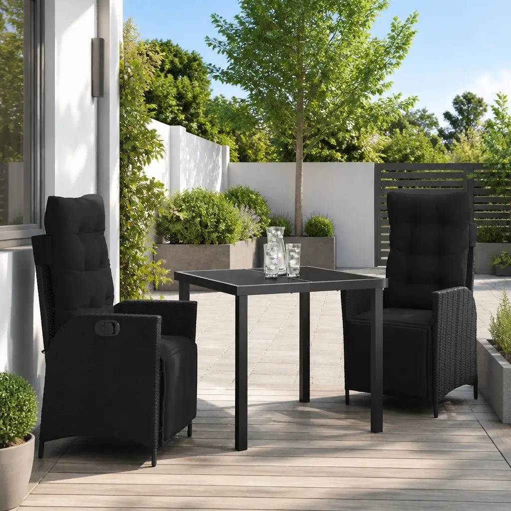 3-Piece Dining Set for Outdoor Use