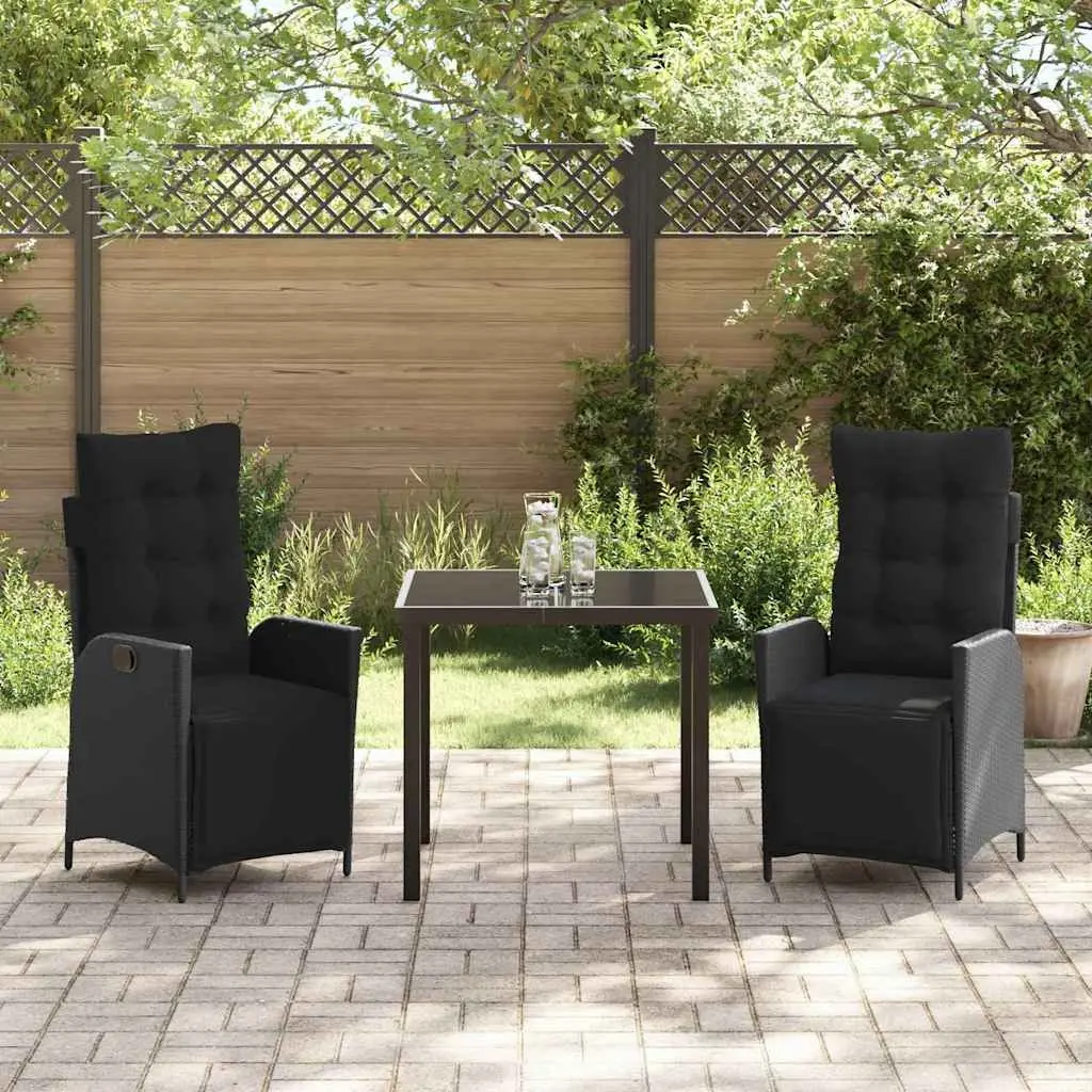 3-Piece Dining Set for Outdoor Use