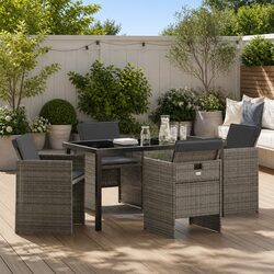 Versatile 5-Piece Garden Dining Set for Any Occasion