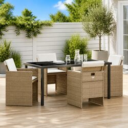 Practical 5-Piece Outdoor Dining Set for Gatherings
