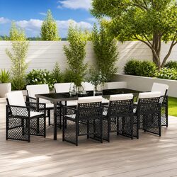 Perfect 9-Piece Dining Set for Outdoor Gatherings