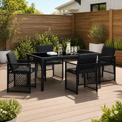 Practical 5-Piece Dining Set for Your Garden or Patio