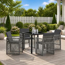 5-Piece Garden Dining Set for Outdoor Spaces