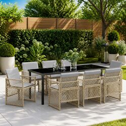 Practical 9-Piece Outdoor Dining Set for Any Occasion