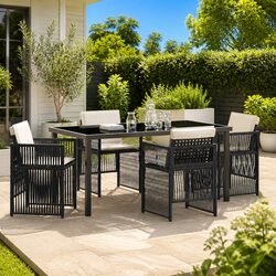 Perfect for Garden Gatherings: 5-Piece Dining Set