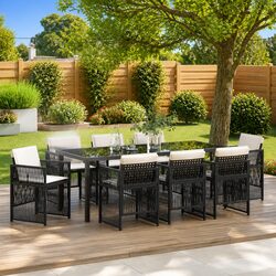 Versatile 9-Piece Outdoor Dining Set for Every Occasion