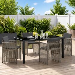 5-Piece Garden Dining Set Fits Perfectly in Any Outdoor Space