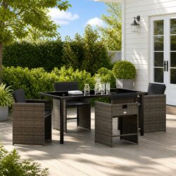 Functional 5-Piece Outdoor Dining Set for Every Occasion