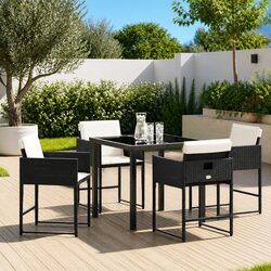 Practical 5-Piece Garden Dining Set for Your Patio