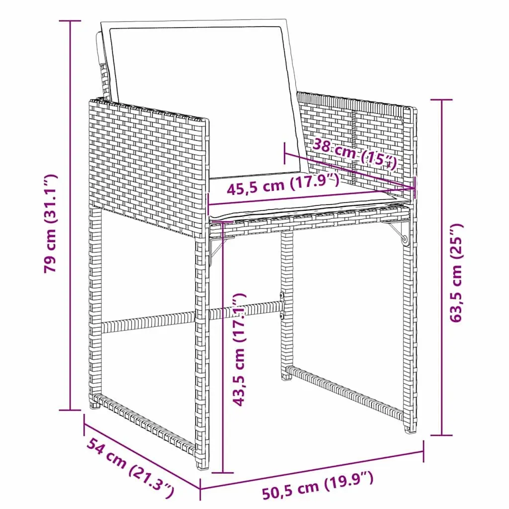 Garden Dining Set 5 Pieces Grey Poly Rattan with Glass Table Outdoor Patio