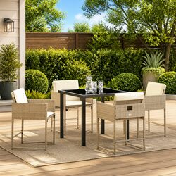 Versatile 5-Piece Garden Dining Set for Any Outdoor Space