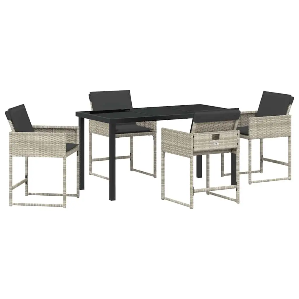 Light Grey Garden Dining Set for Outdoor Entertaining