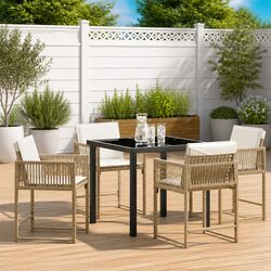 5-Piece Garden Dining Set for Various Outdoor Uses