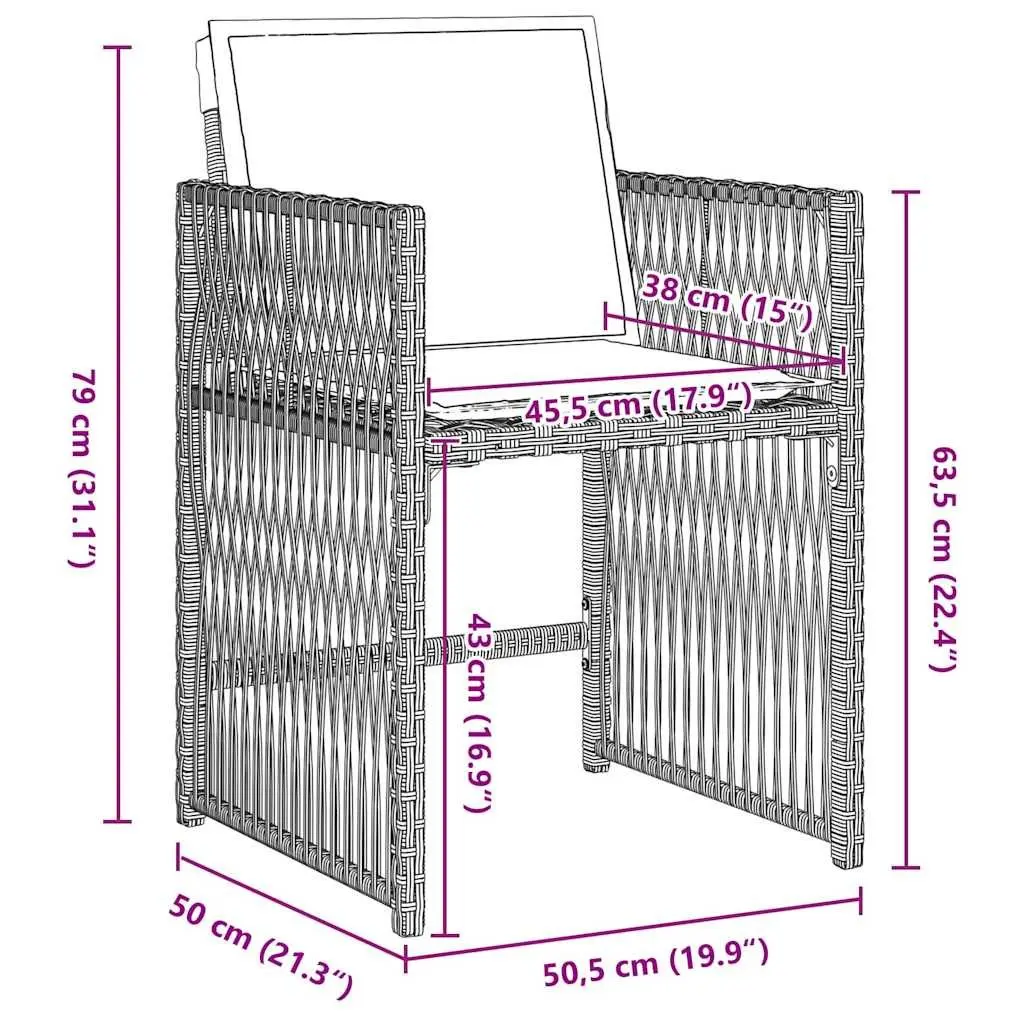 Garden Dining Set Poly Rattan Light Grey 5 Piece Outdoor Furniture with Cushioned Chairs and Glass Top Table
