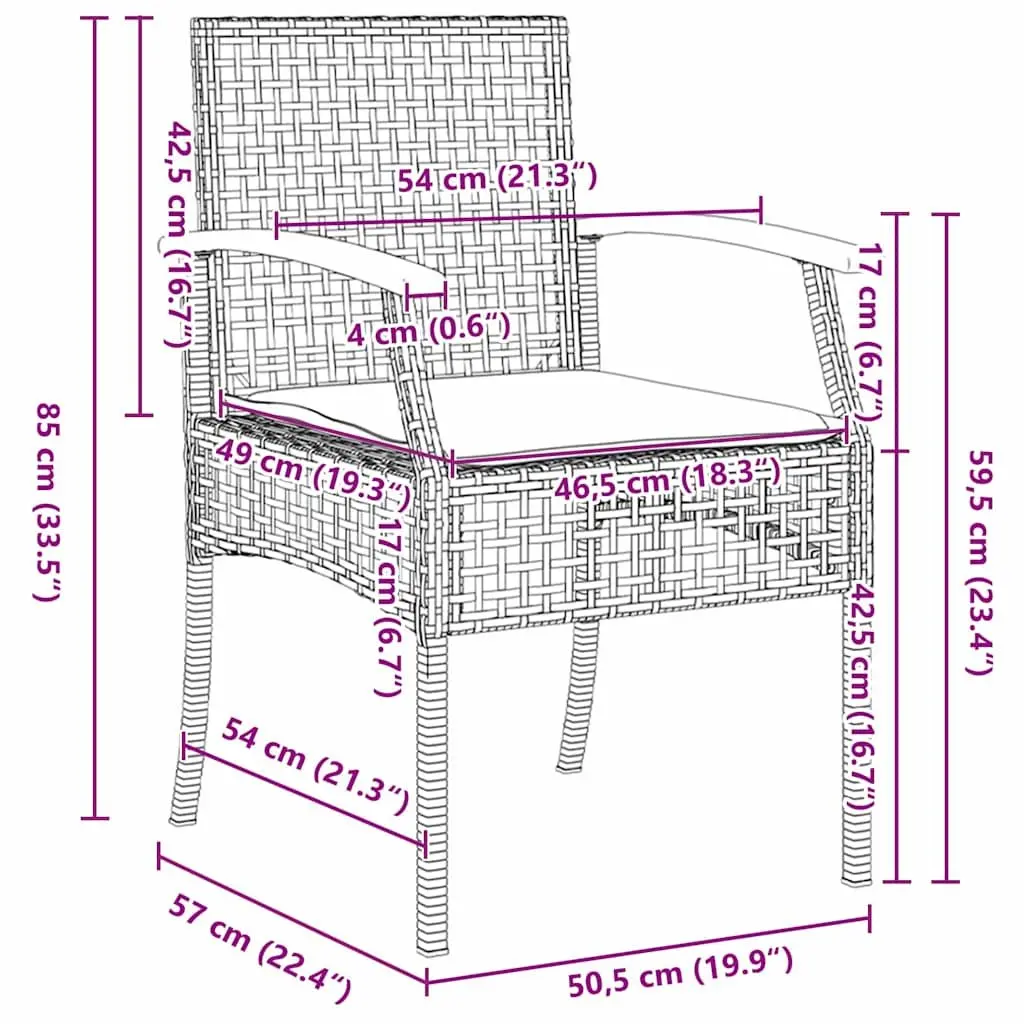 Garden Dining Set Glass Top Table Black Rattan Chairs 5 Piece Outdoor Furniture