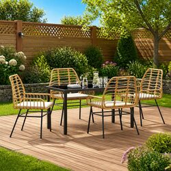 Ideal 5-Piece Garden Dining Set for Your Patio