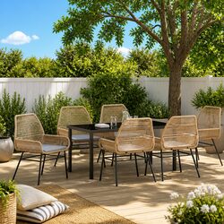 Perfect 7 Piece Set for Your Outdoor Dining Needs