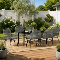 Practical 7 Piece Garden Dining Set for Your Home