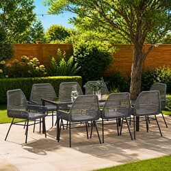 Practical 9-Piece Garden Dining Set for Outdoor Living