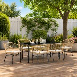 Perfect Addition: 7-Piece Outdoor Dining Set