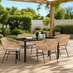 Versatile 5-Piece Garden Set for Outdoor Gatherings