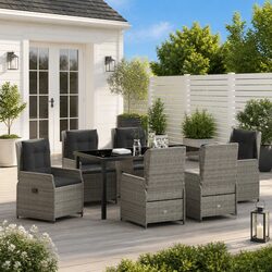 Practical 7-Piece Outdoor Dining Set for Entertaining