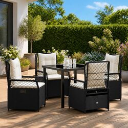 Functional 5-Piece Garden Dining Set for Outdoor Living