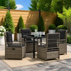 Practical 5-Piece Dining Set for Your Garden